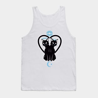 Black Cat Cosmic Balance Tank Top